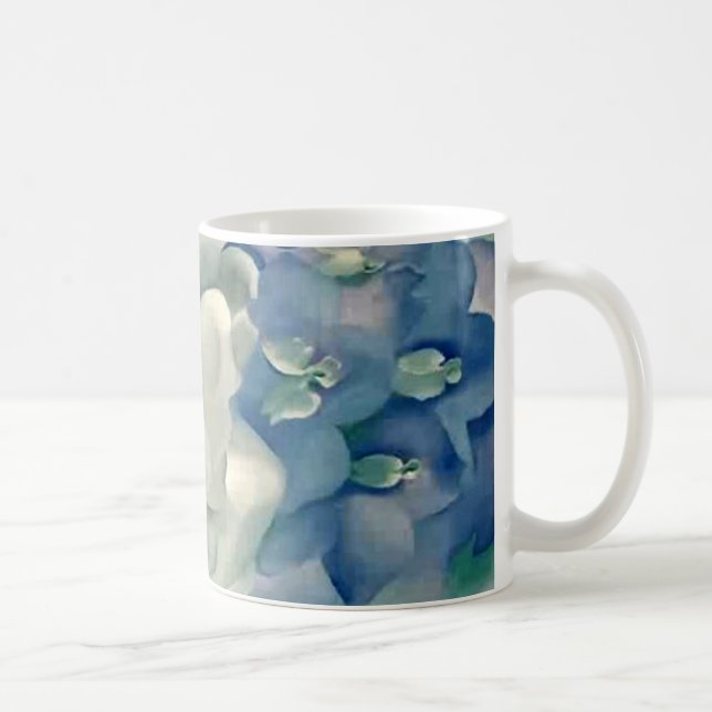 Mug Rose blanc et pied-d'alouette de stupéfaction la (Droite)