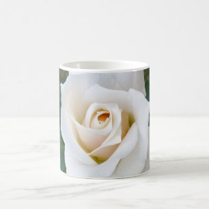 Mug rose blanche
