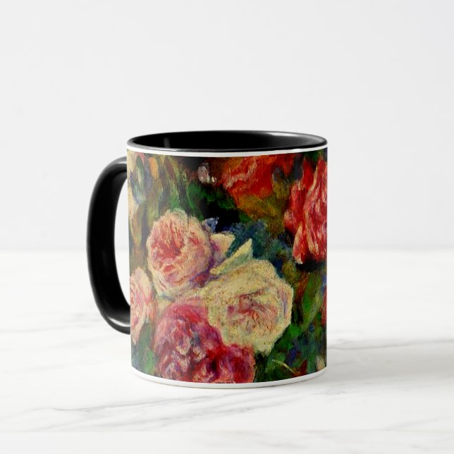 Mug Rose, célèbre peinture Renoir, (Devant gauche)