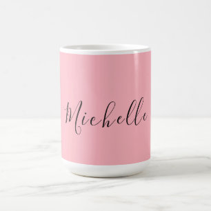 Mug Rose Clair Professionnel Unique Classique Écriture