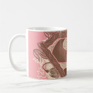 Mug Rose de ballet de métropole de Supergirl