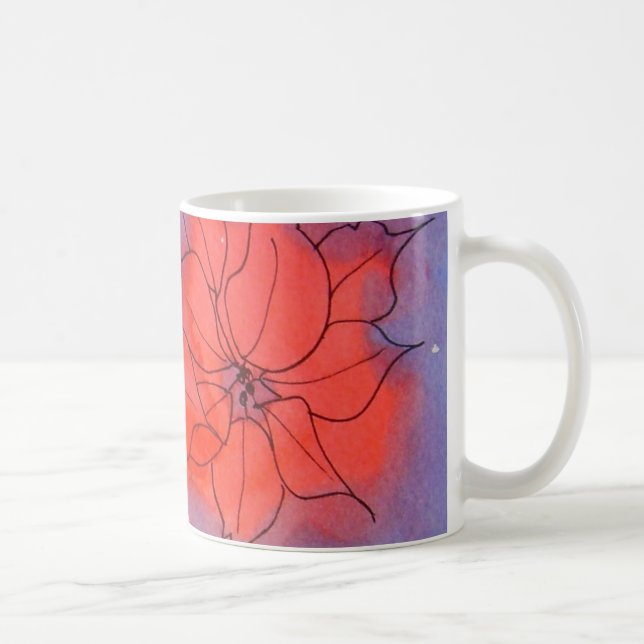 Mug Rose de Noël (Droite)