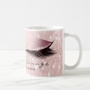 Mug Rose de Parties scintillant Lashes Extension Eye M
