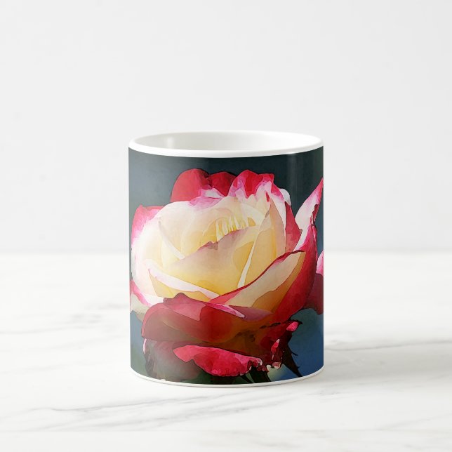 Mug Rose de thé hybride de "double plaisir" (Centre)
