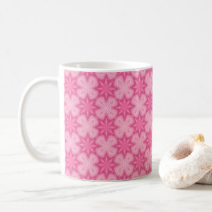 Mug Rose Et Blanc