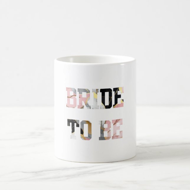 Mug Rose et Or Marbre Future Mariée (Centre)