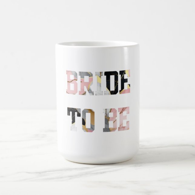 Mug Rose et Or Marbre Future Mariée (Centre)