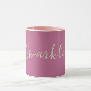 Mug Rose étincelante