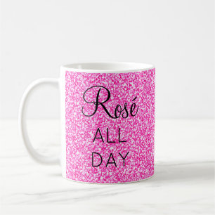 Mug Rose Féminin Rose Toute La Journée Rose Chaud Pail