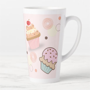 mug rose gâteau
