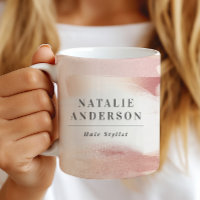 Rose Gold Blush Entreprise Féminine Moderne de Pet