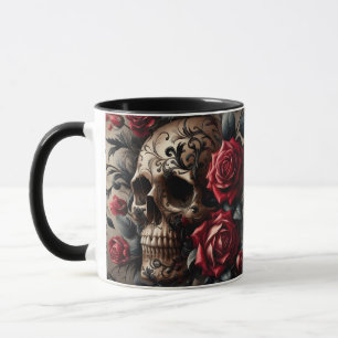 Mug Rose gothique noir