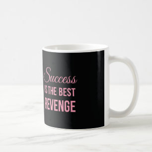 Mug Rose inspiré de noir de citation de vengeance de