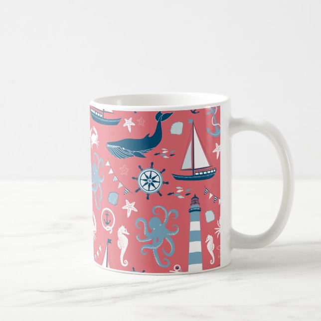 Mug Rose marin (Droite)