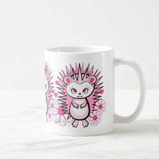 Mug Rose mignon Girly de hérisson
