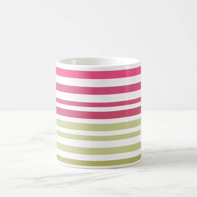Mug rose olive rayé (Centre)