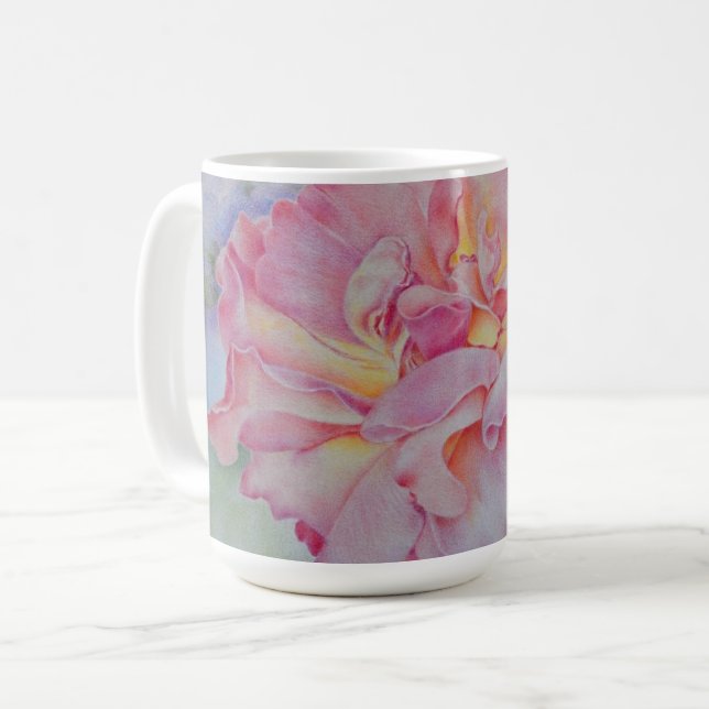 Mug Rose rose  (Devant gauche)