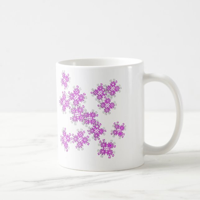 Mug rose snowflakes1 (Droite)