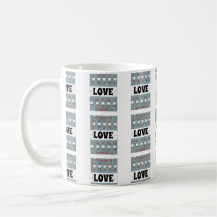 Mug Rosebuds & Hearts Triple Amour