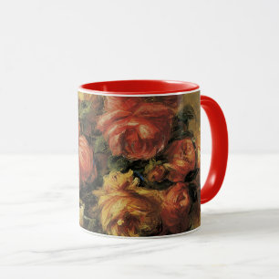 Mug Roses dans un vase par Pierre Renoir, Vintage Fine