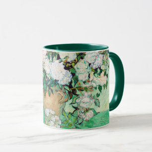 Mug Roses de Still Life dans un vase par Vincent van G