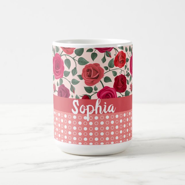 Mug Roses Douces Roses Roses Roses Roses Roses Roses D (Centre)