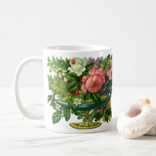 Mug Roses Florales Roses Roses Fines, Vase de Fleurs