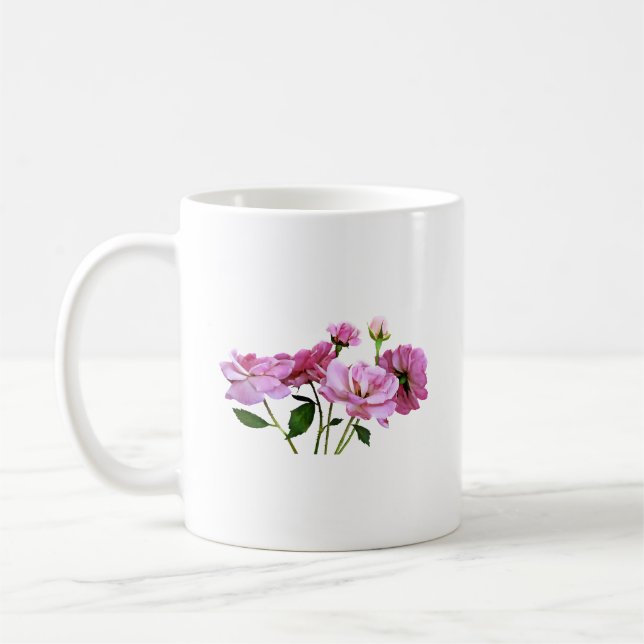 Mug Roses minuscules roses (Gauche)