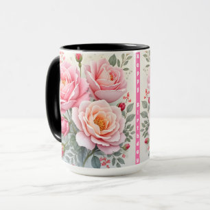Mug Roses roses beaux luxe collection populaire