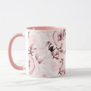 Mug Roses roses dépareillées chic et glamour
