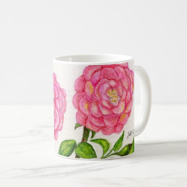 Mug Roses roses roses florales (Devant droit)