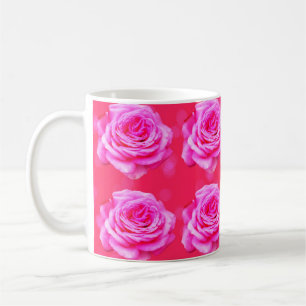 Mug Roses Roses Roses Sur Sparkle Pink Bokeh,