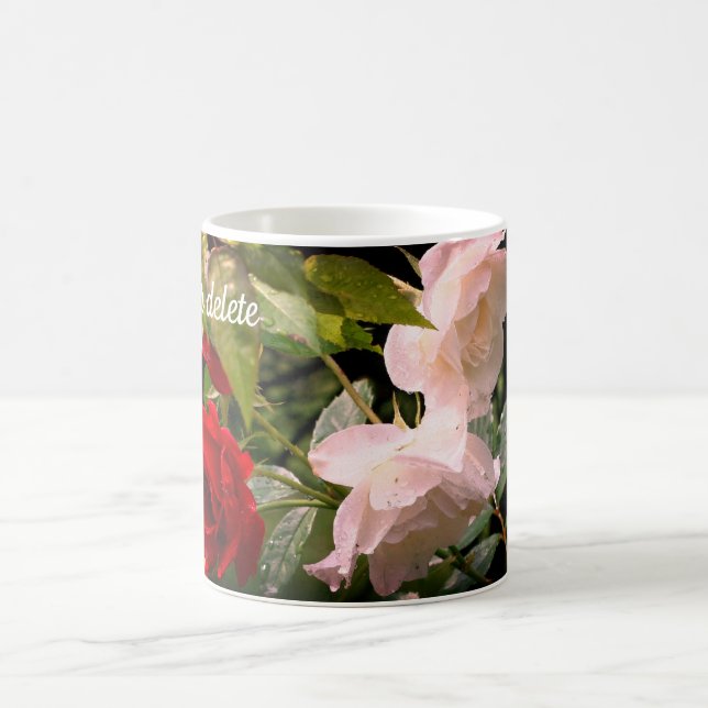 Mug Roses trempés Personnalisés (Centre)