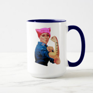 Mug Rosie le Riveter résiste à Trump