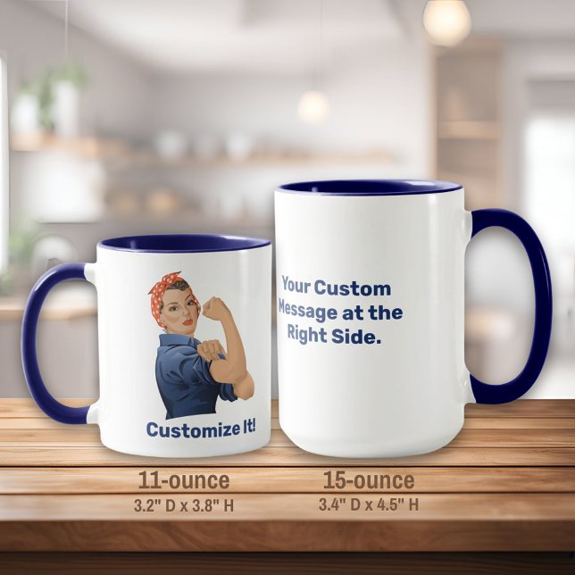 Mug Rosie the Riveter (Créateur téléchargé)