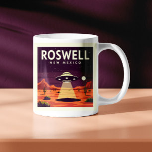 Mug Roswell Nouveau-Mexique vintage