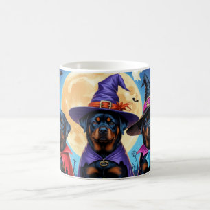 Mug Rottweiler Chiens Citrouille Halloween Funny