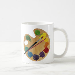 Mug Roue de couleurs de palette de l'artiste