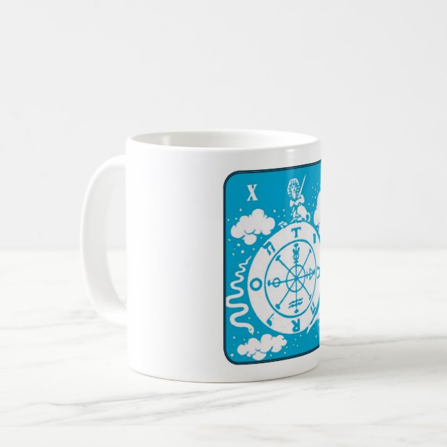 Mug Roue de la Fortune - Tarot de la machine de vente  (Devant gauche)