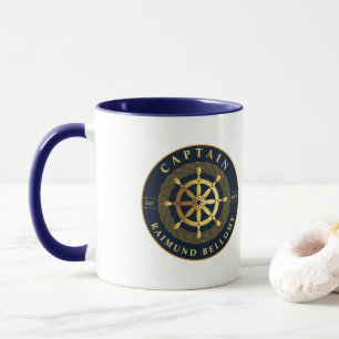 Mug Roue de navire en or
