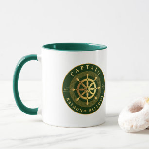 Mug Roue de navire en or