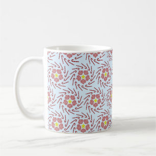 Mug Roue de Noël preppy
