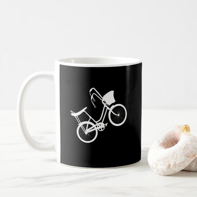 Mug Roue des années 80 (blanche) (Avec donut)