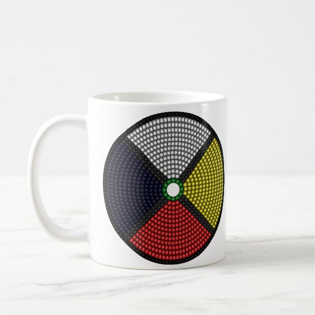 Mug Roue perlée de médecine (Gauche)