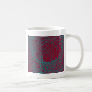 Mug rouge 109 art abstrait