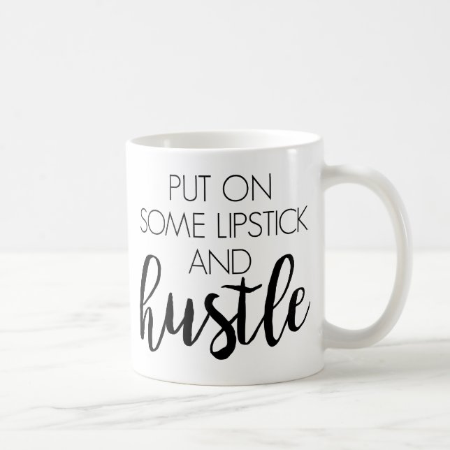 Mug Rouge à lèvres et hâte (Droite)