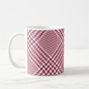 Mug Rouge blanc cristallin Plaid : Tweeter Tartan