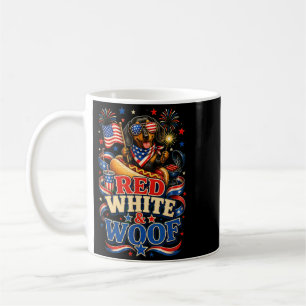 Mug Rouge Blanc Et Woof Dachshund Patriotique 4 Juille