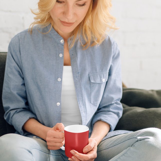 Mug Rouge brillant (Créateur téléchargé)