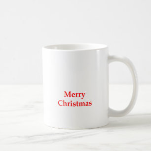 Mug Rouge de Joyeux Noël les cadeaux de Zazzle de